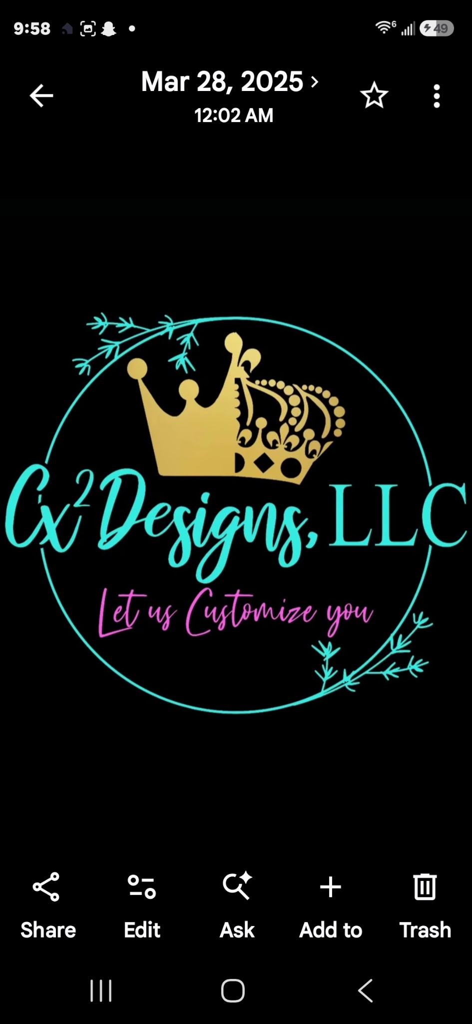 Cx² Designs LLC logo